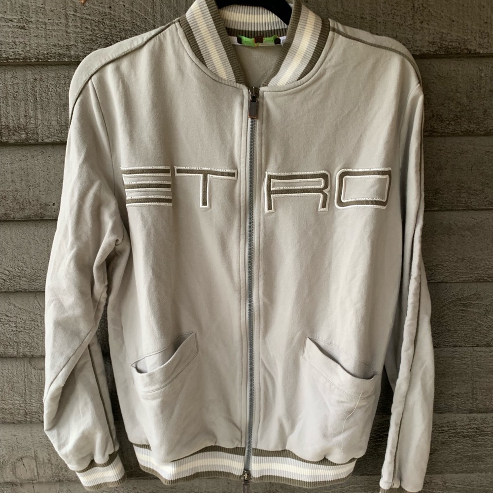 Etro zip up sweatshirt
